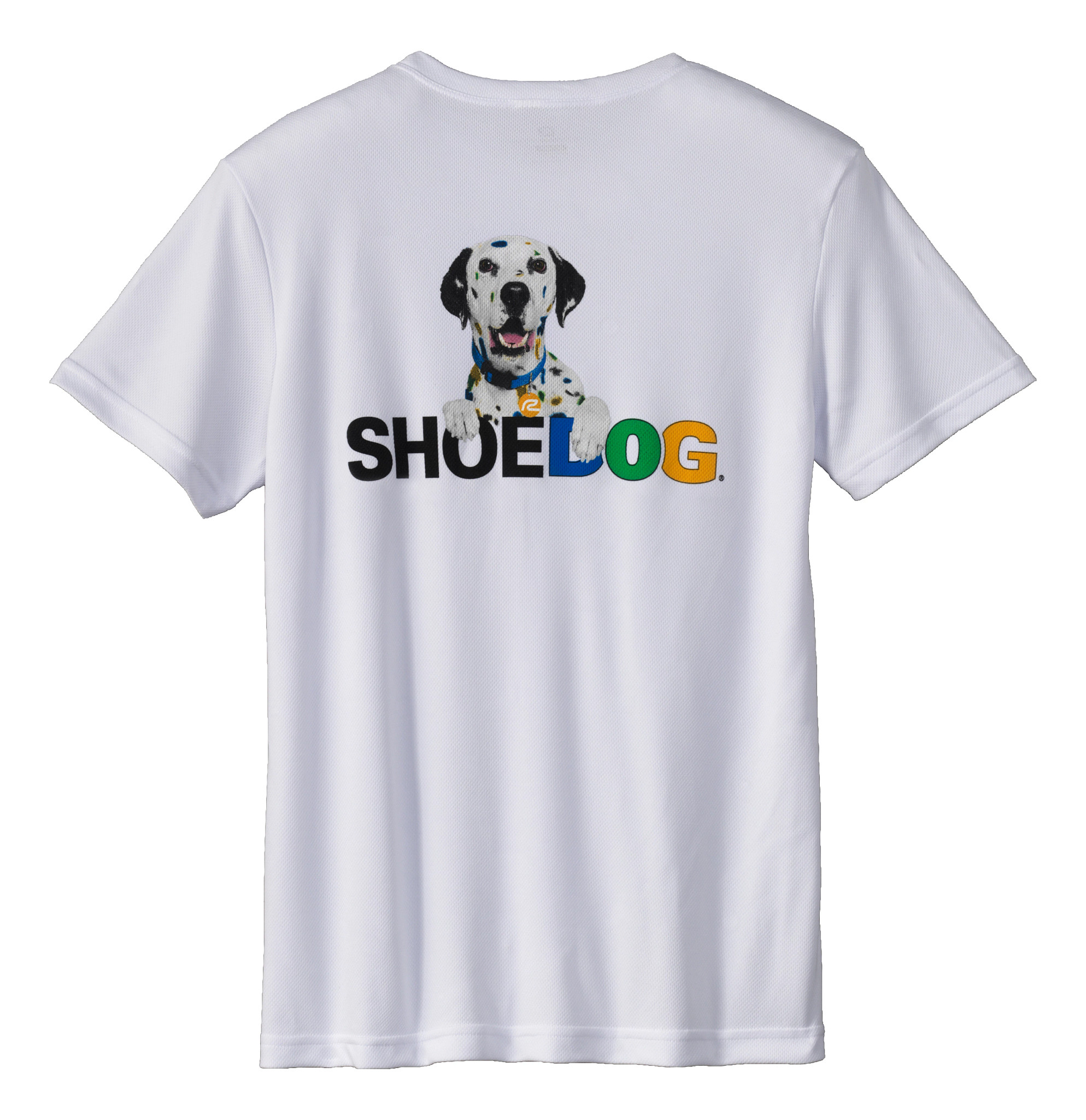 Mens Road Runner Sports Shoe Dog Short Sleeve Technical Tops