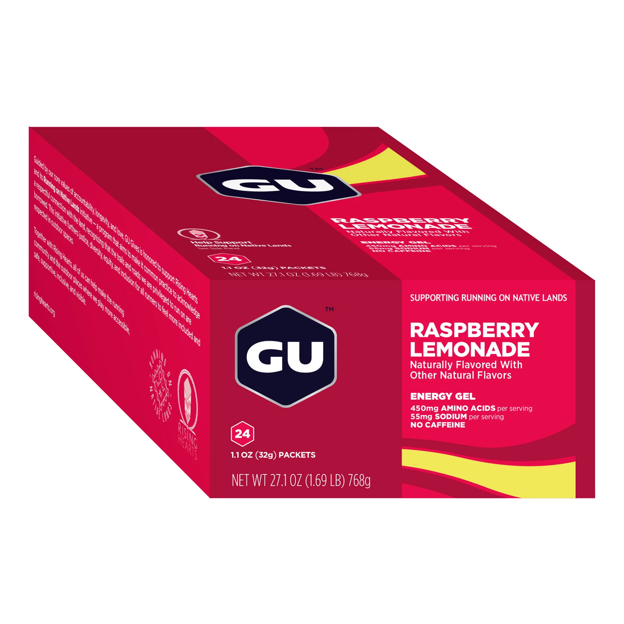 GU GU Energy Gel 24 Pack - Raspberry Lemonade, Size: OS | Nutrition - Road Runner Sports - $48.00 at Road Runner Sports