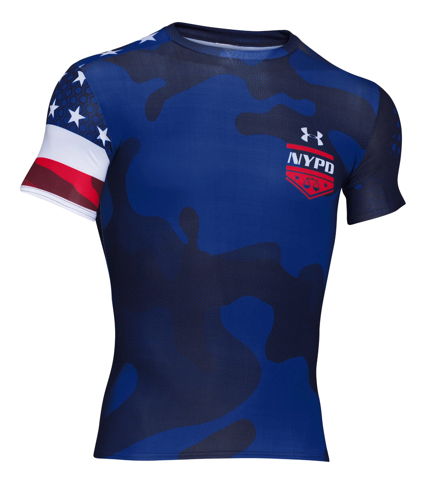 Men s Under Armour Freedom NYPD Compression Shirt